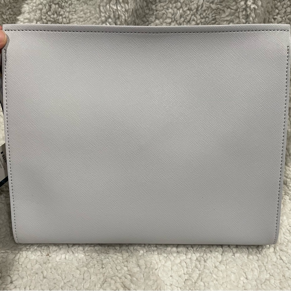 CITY CLUTCH BAG - Faux Leather Clutch Bag- Light Lavender